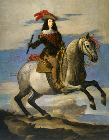 RIBERA JOSE DE 1591/1652
RETRATO ECUESTRE DE JUAN JOSE DE AUSTRIA-1648-BARROCO ESPAÑOL
MADRID,