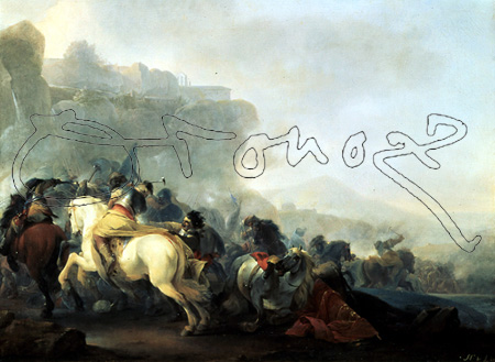 LIN HERMAN VAN
COMBATE DE CABALLERIA-HACIA 1665-LIENZO 58,7X79,2CM-NºINV.20178
UTRECHT, MUSEO