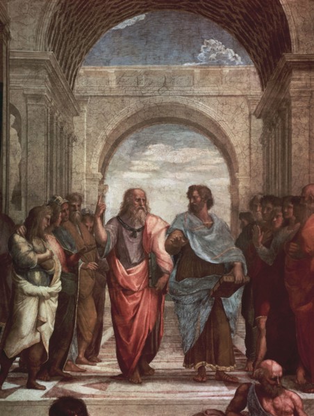 Raphaël, L'Ecole d'Athènes (détail)