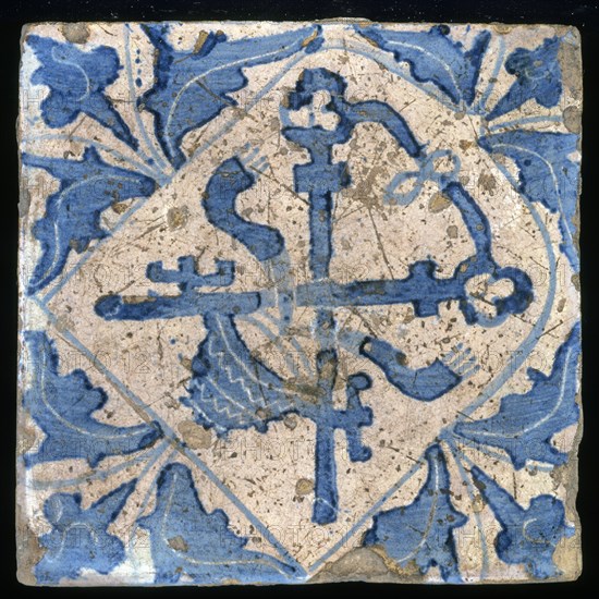 AZULEJO CATALAN DE SAN PEDRO DE LA PUELLAS-S XVI
MADRID, INSTITUTO VALENCIA DE DON
