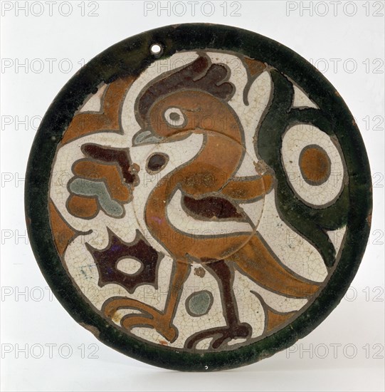 PLATITO DE CUERDA SECA-1500-FIGURA GALLINACEA-VERDE Y MARRON
MADRID, INSTITUTO VALENCIA DE DON