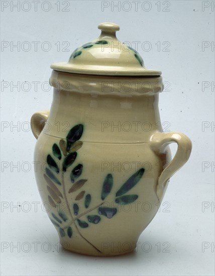 ORZA VIDRIADA Y DECORADA EN VERDE Y MARRON-S XX ARTE POPULAR
LUCENA, COLECCION