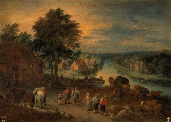Michau, Hameau près d'une rivière