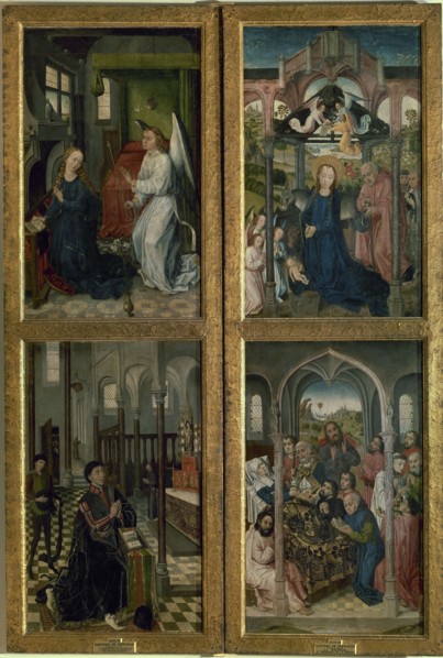 Maître de Sopetrán,  Scènes de la vie de la Vierge
