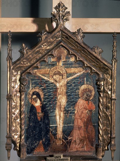 BORRASA DISCIPULO DE
LA CRUCIFIXION-T.0,48X0,35-NºPRADO-S XIV
MADRID, MUSEO DEL