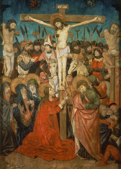 HUGUET DISCIPULO DE
LA CRUCIFIXION-T.0,88X0,63-NºPRADO 2680
MADRID, MUSEO DEL