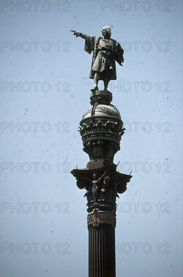 BUIGAS MONRAVA GAIETA 1851/1919
MONUMENTO A CRISTOBAL COLON-DETALLE SUPERIOR
BARCELONA,
