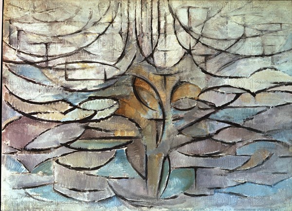 Mondrian, Apple Tree in Flower