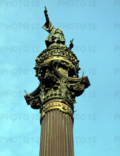 BUIGAS MONRAVA GAIETA 1851/1919
MONUMENTO A COLON-DET PARTE SUPERIOR 1886
BARCELONA,