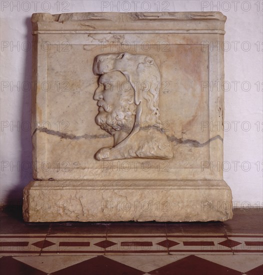 CAMILANI FRANCISCO
INTERIOR-RELIEVE EN MARMOL-HERCULES CON LA CABEZA DE LEON
ABADIA, PALACIO DE
