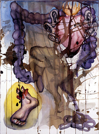 OCAMPO MANUEL 1965-
AS BLIND AS A BAT FLYING INTO TH MIDNIGHT SUN, 1998
MADRID, GALERIA SOLEDAD