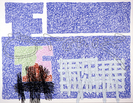 LASKER JONATHAN 1948/
WERE 8 ON THIS SIDE 1998-190,5 X 243,8 CM- OLEO/LIENZO
MADRID, GALERIA