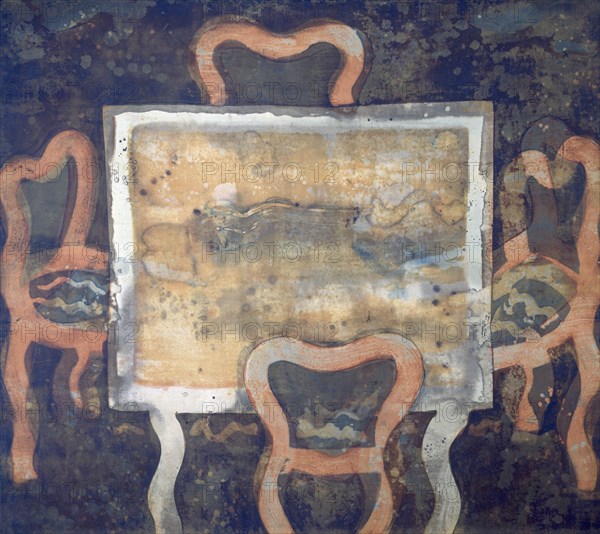 GUERRERO ARTURO
SIN TITULO 1994-TECNICA MIXTA/LIENZO  177X200 CM
MADRID, CONGRESO DE LOS