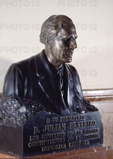 BORRAS ABELLA GABRIEL
BUSTO EN BRONCE DE JULIAN BESTEIRO 1932 (PASILLO ORDEN DEL DIA)
MADRID,