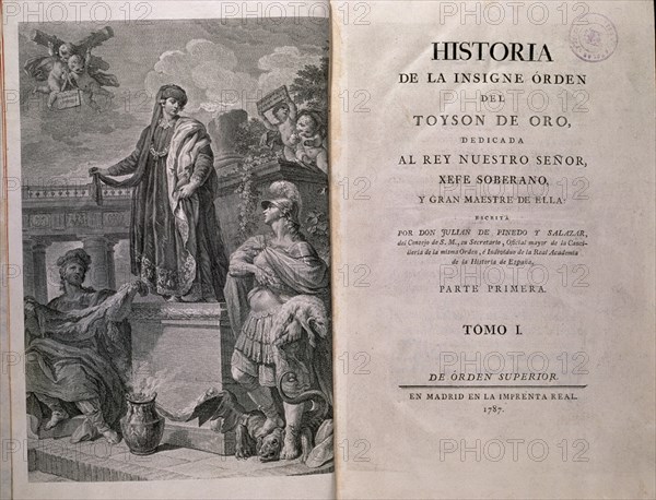 PINEDO Y SALAZAR J
PORTADA/CONTRAPORTADA-"HªDE LA INSIGNE ORDEN DEL TOISON DE ORO"MADRID 1787