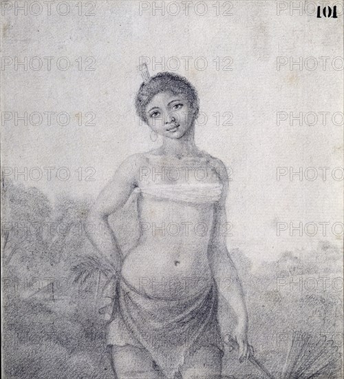 RAVENET JUAN
NEGRA DE LOS MONTES DE MANILA-180X170-DIBUJO A LAPIZ-NºINV 2308
MADRID, MUSEO DE