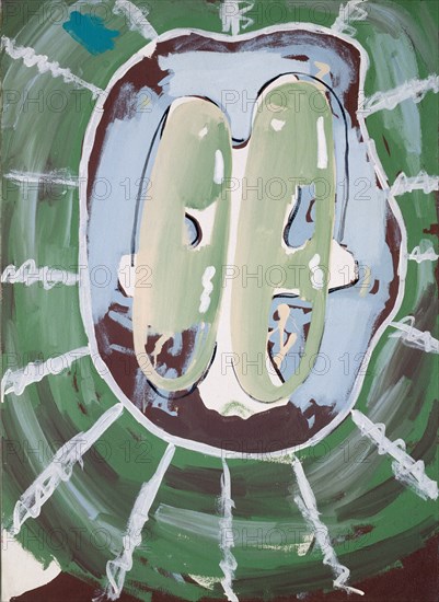 GORDILLO LUIS 1934-
POLIPTICO- DESHIELO LIVIDINAL- 100X365 - 1985- SON 5 CUADROS. ESTE ES EL