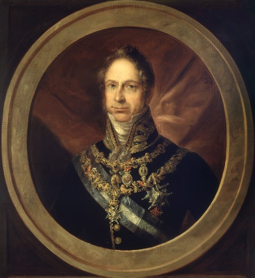 JOSE GABRIEL DE SILVA BAZAN-MARQUES DE SANTA CRUZ- (+1839) - UNDECIMO DIRECTOR- O/L
MADRID,