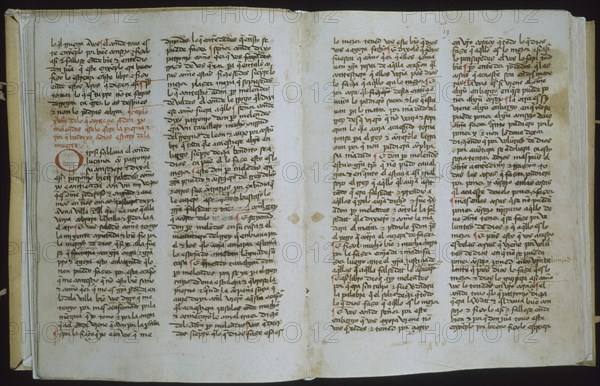 JUAN MANUEL INFANTE
EL CONDE LUCANOR-  DOBLE PAGINA- S XIV
MADRID, ACADEMIA DE LA
