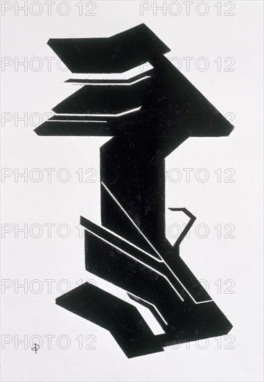 PALAZUELO PABLO 1916-
SINENSIS- XVIII- GOUCHE- PAPEL ARCHES-ROUPH-  PAL 375- 1999
MADRID, GALERIA