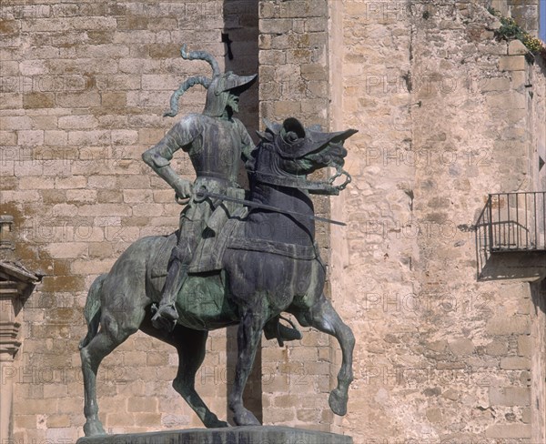 RUMSEY-HARRIMAN
MONUMENTO A FRANCISCO PIZARRO - ESCULTURA ECUESTRE - 1927
TRUJILLO,