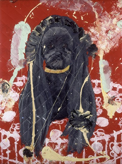 GALINDO JORGE 1964/
RECUERDOS DEL PELO LARGO - 1999- 200 x 1500 cm - Acrilico/Fieltro
BOROX,