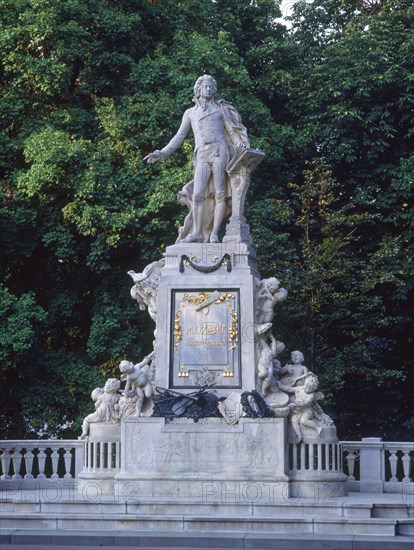 Statue de Mozart à Vienne