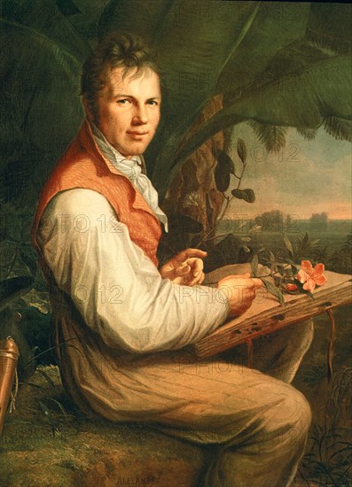 WEITSCH F G
ALEXANDER VON HUMBOLDT EN VENEZUELA A ORILLAS DEL ORINOCO- 1806- ROMANTICISMO