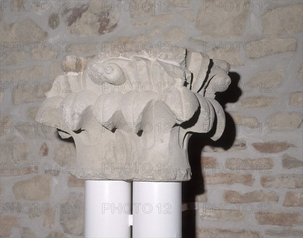 MUSEO - CAPITEL ROMANICO CON DECORACION VEGETAL- S XII
BOTAYA, MONANSTERIO DE SAN JUAN DE LA