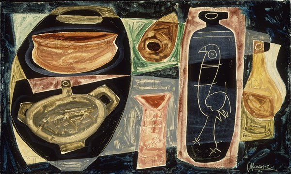 MANRIQUE CESAR 1920/92
SIN TITULO - BODEGON- 1954
MADRID, COLECCION HUARTE
MADRID

This image