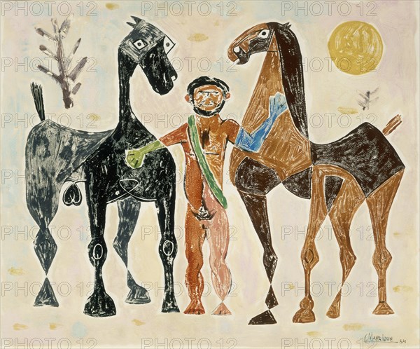 MANRIQUE CESAR 1920/92
SIN TITULO - 1954
MADRID, COLECCION HUARTE
MADRID

This image is not