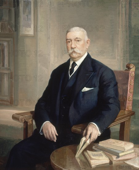 MOISES FDZ DE VILLASANTE JULIO 1888/1968
RETRATO DE DON LUIS IBAÑEZ- PRESIDENTE DEL BANCO-