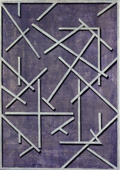 PEREZ VILLALTA GUILLERMO 1948-
LACERIA INTERRUMPIDA - 1993 - 50x35,5- DE LA SERIE