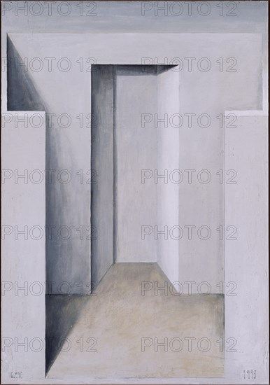 PEREZ VILLALTA GUILLERMO 1948-
MIHRAB - 1993 - 100x70- CARTON/TABLE- DE LA SERIE LUGARES
MADRID,