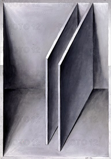 PEREZ VILLALTA GUILLERMO 1948-
LUGAR CON CORREDOR- 1993 - 100x70- CARTON/TABLE- DE LA SERIE