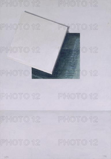 PEREZ VILLALTA GUILLERMO 1948-
CISTERNA ABIERTA- 1993 - 100x70- CARTON/TABLE- DE LA SERIE