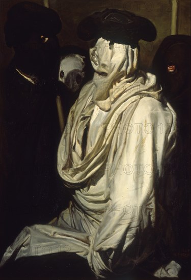 RESSENDI ROMERO BALDOMERO 1922-77
TOREROS ENCAPUCHADOS - 130x90
MADRID, COLECCION