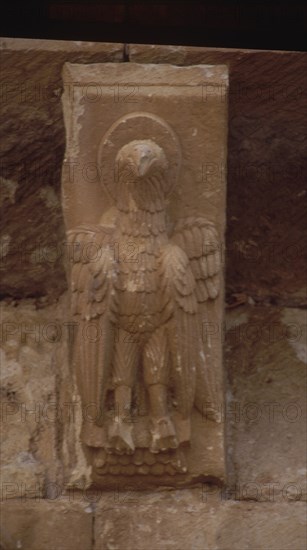 MENSULA LABRADA - SIMBOLO DE S JUAN EVANGELISTA (AGUILA) - S XII
PUENTE ARENAS, IGLESIA DE SAN