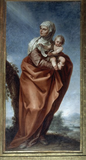 CANO ALONSO 1601/1667
SANTA ISABEL Y SAN JUAN - RETABLO DEL NIÑO JESUS
GETAFE, IGLESIA DE SANTA