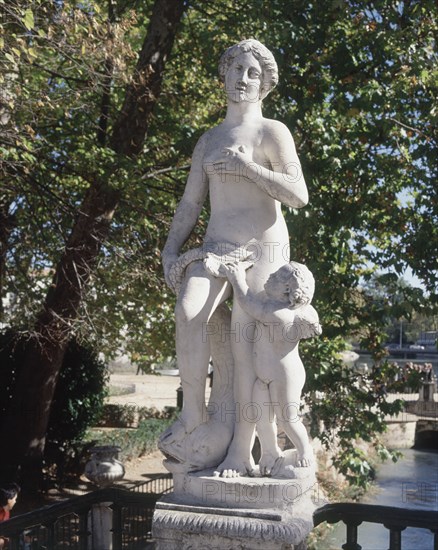 ALGARDI ALESSANDRO 1602/54
ESCULTURA DE VENUS EN EL JARDIN DE LAS ESTATUAS - S XVII
ARANJUEZ,