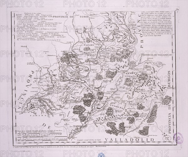 LOPEZ TOMAS 1730/1802
MAPA DE LA PROVINCIA DE PALENCIA - 1782 - (PARTE SEGUNDA)
MADRID,