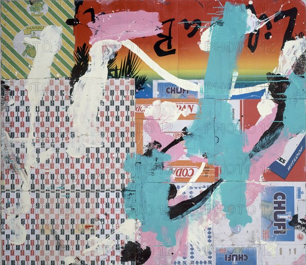 GALINDO JORGE 1964/
PATCHWORK 36 - 1996 - 160x140 - MIXTA/CARTON
MADRID, GALERIA SOLEDAD