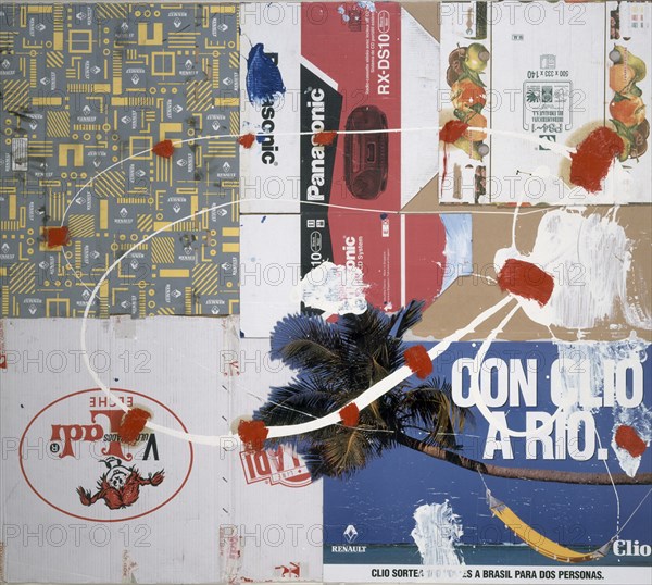 GALINDO JORGE 1964/
PATCHWORK 32 - 1996 - 160x140 - MIXTA/CARTON
MADRID, GALERIA SOLEDAD