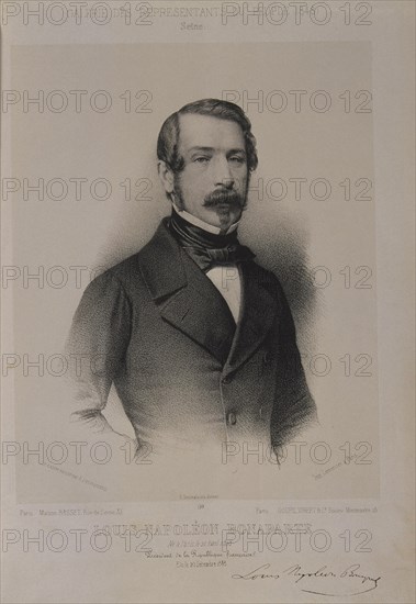 DESMAISONS E
LUIS NAPOLEON BONAPARTE - PRESIDENTE DE LA REPUBLICA FRANCESA - LITOGRAFIA S