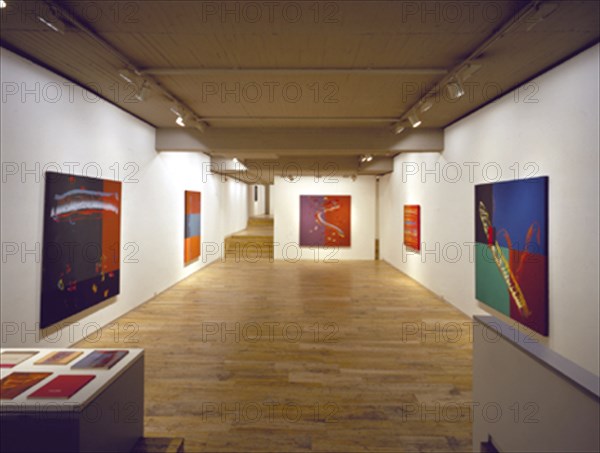 BROTO JOSE MANUEL 1949/
INTERIOR DE LA SALA DE EXPOSICIONES - 2001
MADRID, GALERIA SOLEDAD