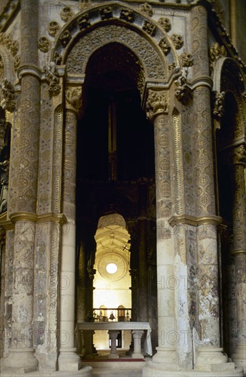 INTERIOR DE LA IGLESIA - S XII MODIFICADA EN EL S XVI - ROTONDA DE LOS TEMPLARIOS
TOMAR, CONVENTO