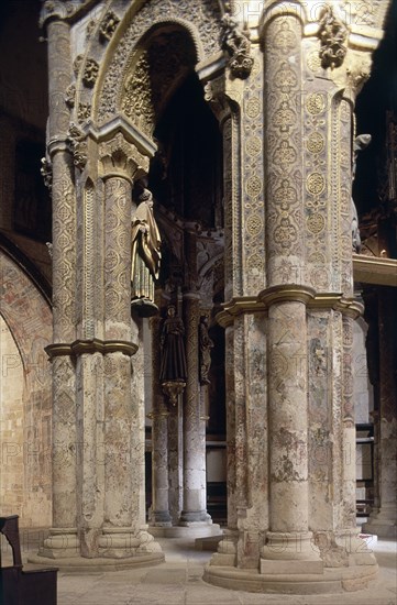 INTERIOR DE LA IGLESIA - S XII MODIFICADA EN EL S XVI - ROTONDA DE LOS TEMPLARIOS
TOMAR, CONVENTO