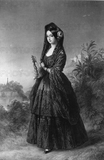 WINTERHALTER F J 1806-?
MARIA LUISA FERNANDA DE BORBON 1832/1897DUQUESA MONTPENSIER-HERMANA DE