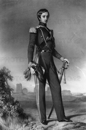 WINTERHALTER F J 1806-?
DON ANTONIO DE ORLEANS DUQUE DE MONTPENSIER 1824-1890 - LITOGRAFIA DE LEON