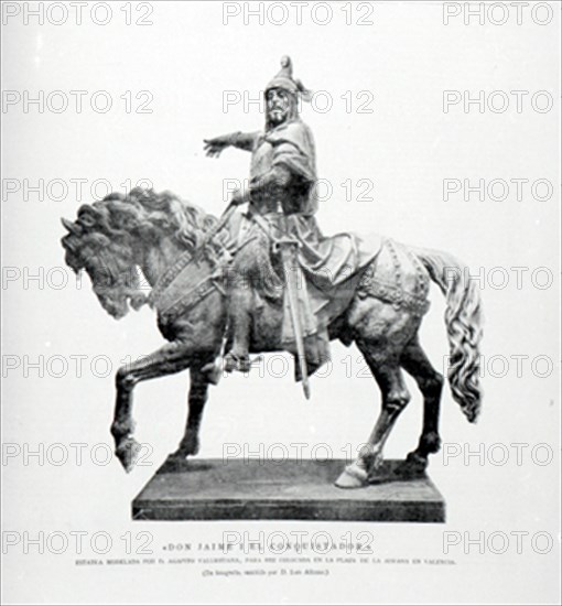JAIME I EL CONQUISTADOR - 1208/1276 - ESTATUA ECUESTRE
MADRID, BIBLIOTECA NACIONAL
